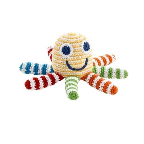 Rainbow Octopus Rattle