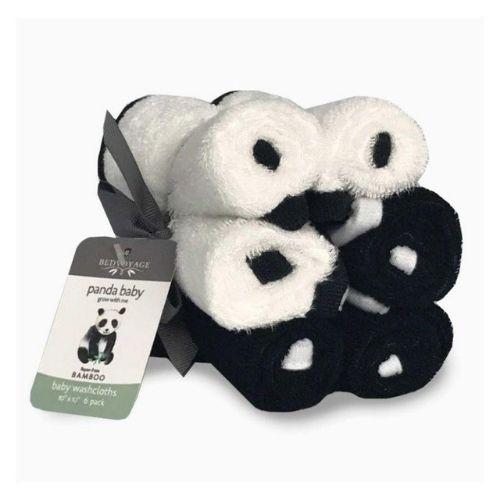 Panda Bamboo Washcloth Set