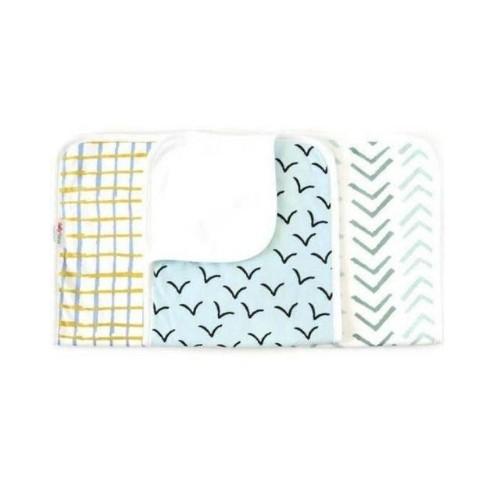 Up in Flight Baby Burp Cloths