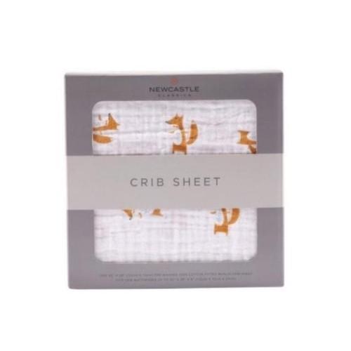 Forest Fox Crib Sheet