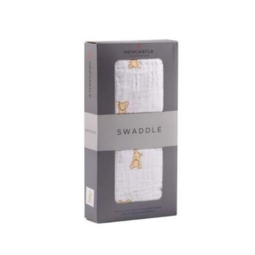 Teddy Bear Swaddle Blanket