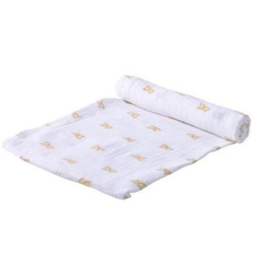 Teddy Bear Swaddle Blanket