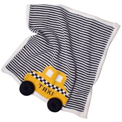 Yellow Taxi Baby Security Blanket