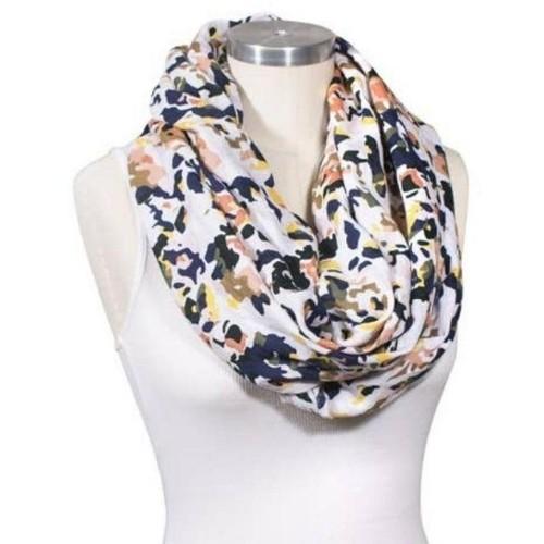 Floral Abstract Muslin Nursing Scarf