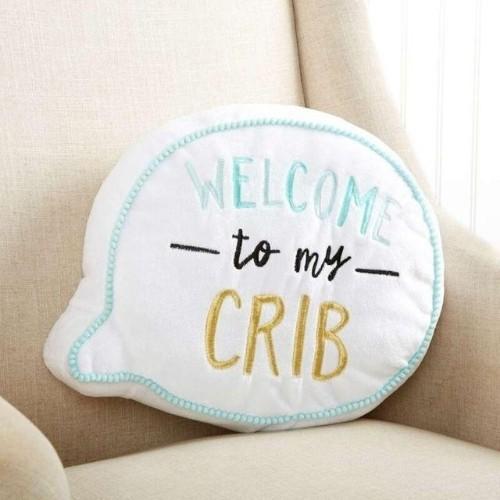 Welcome To Crib Pillow
