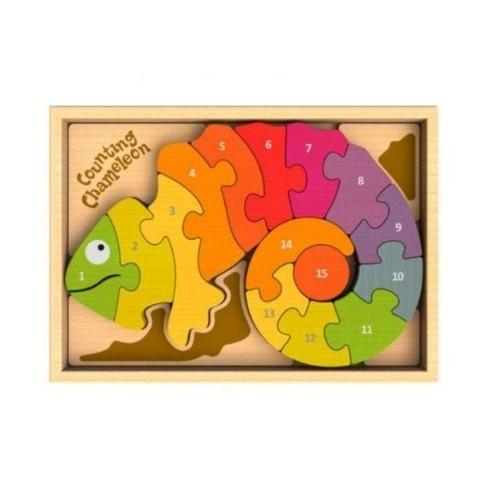 Chameleon Bilingual Puzzle