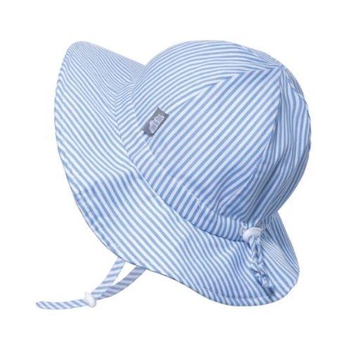 Blue Stripe Floppy Hat