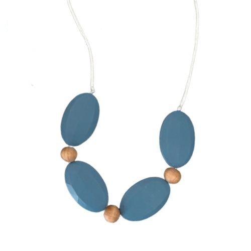 Flat Oval Teething Necklace