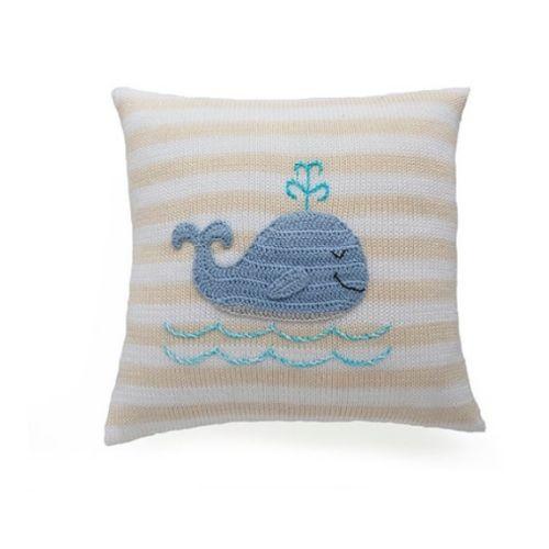 Whale Nursery Pillow